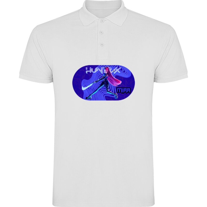 Tricou polo K-POP Demon Hunters (Model 5), Alb