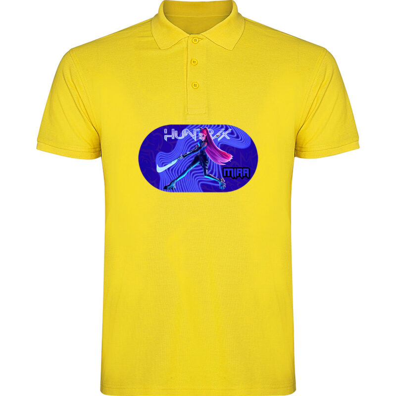 Tricou polo K-POP Demon Hunters (Model 5), Galben
