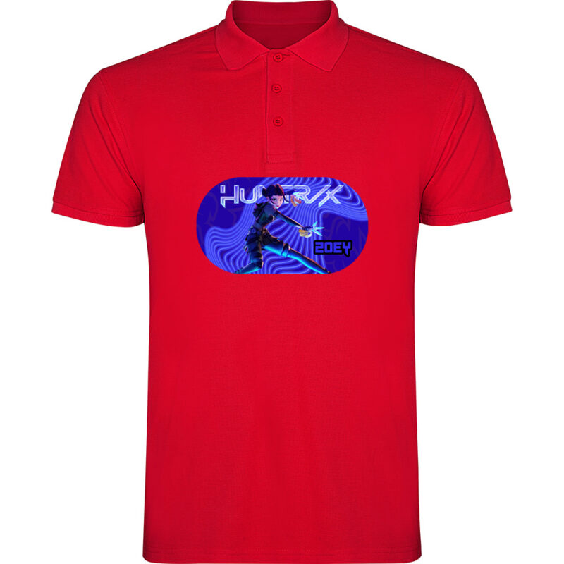 Tricou polo K-POP Demon Hunters (Model 6), Roșu