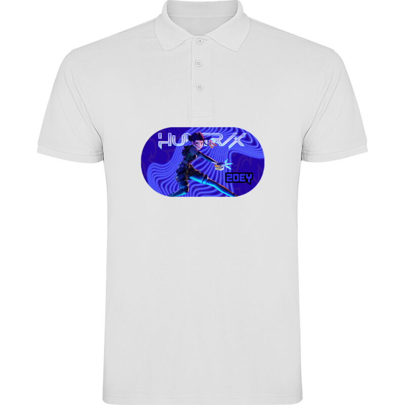 Tricou polo K-POP Demon Hunters (Model 6), Alb