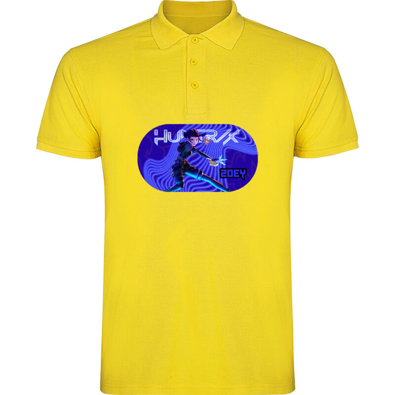 Tricou polo K-POP Demon Hunters (Model 6), Galben