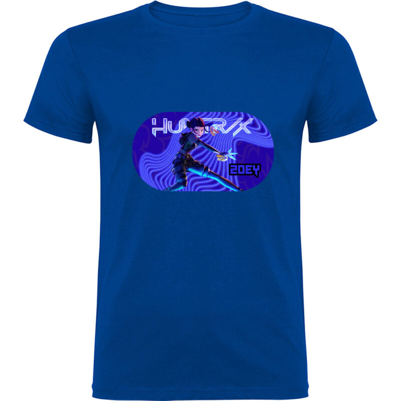Tricou K-POP Demon Hunters (Model 6), Albastru