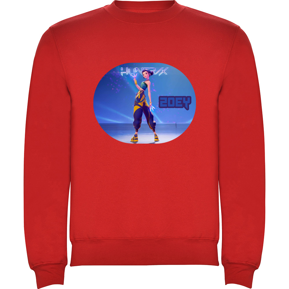 K-POPDEMONHUNTERSMODEL7.PLV_.RED_.jpg Pulover K-POP Demon Hunters (Model 7), Roșu - imagine 1