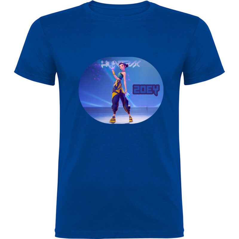 Tricou K-POP Demon Hunters (Model 7), Albastru