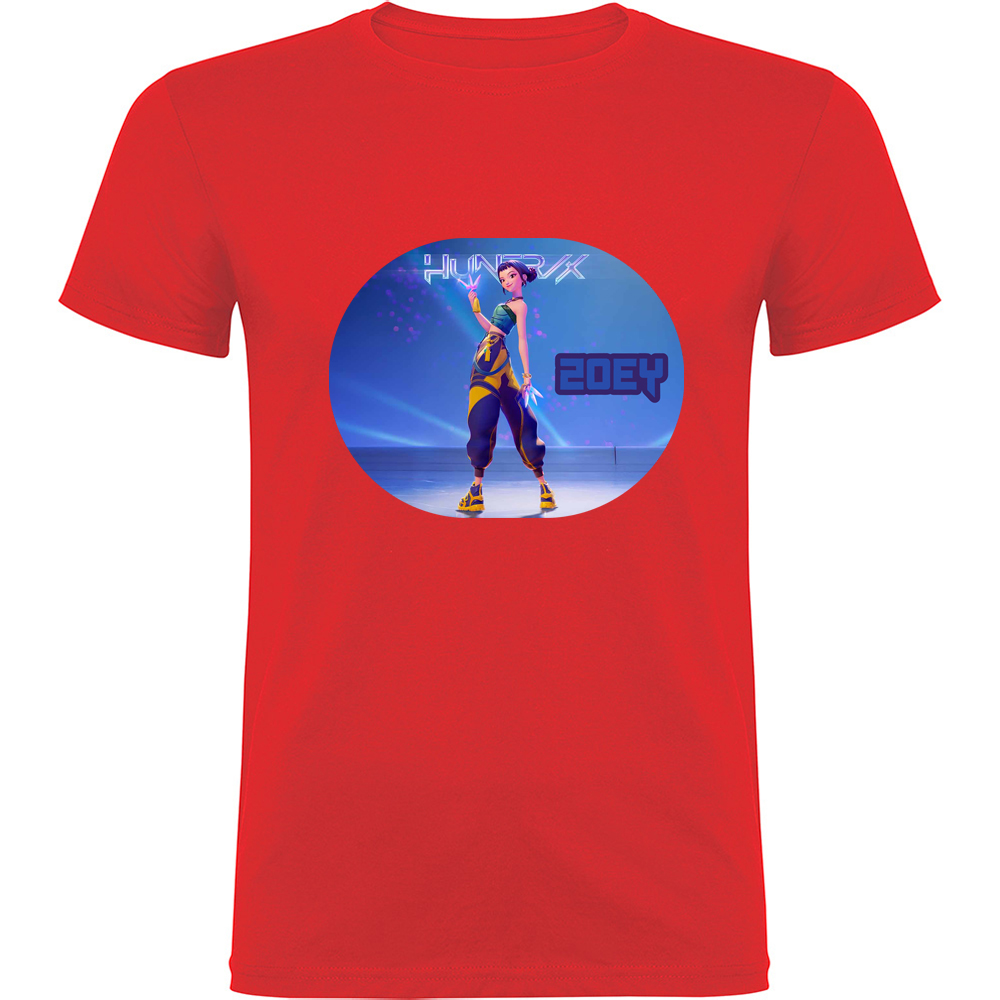 K-POPDEMONHUNTERSMODEL7.TR_.RED_.jpg Tricou K-POP Demon Hunters (Model 7), Roșu - imagine 1