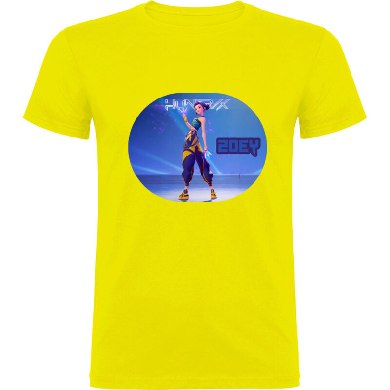 Tricou K-POP Demon Hunters (Model 7), Galben