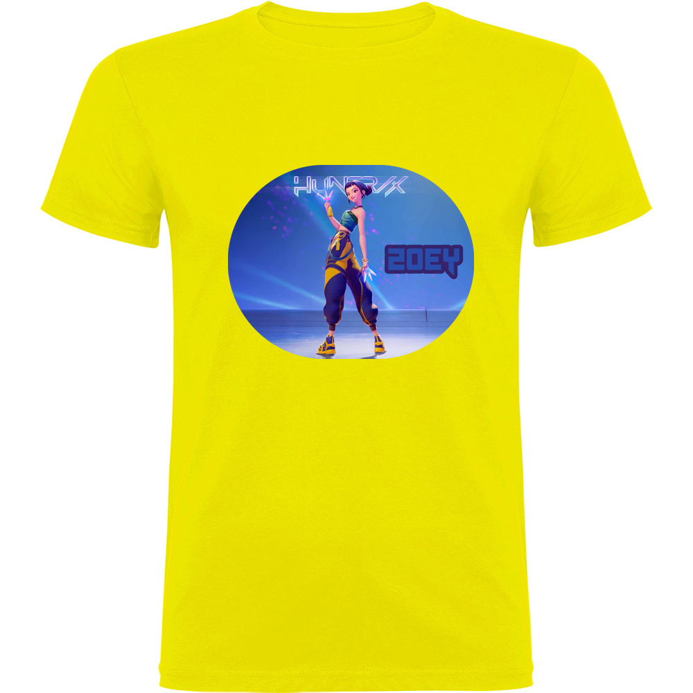 K-POPDEMONHUNTERSMODEL7.TR_.YEL_.jpg Tricou K-POP Demon Hunters (Model 7), Galben - imagine 1
