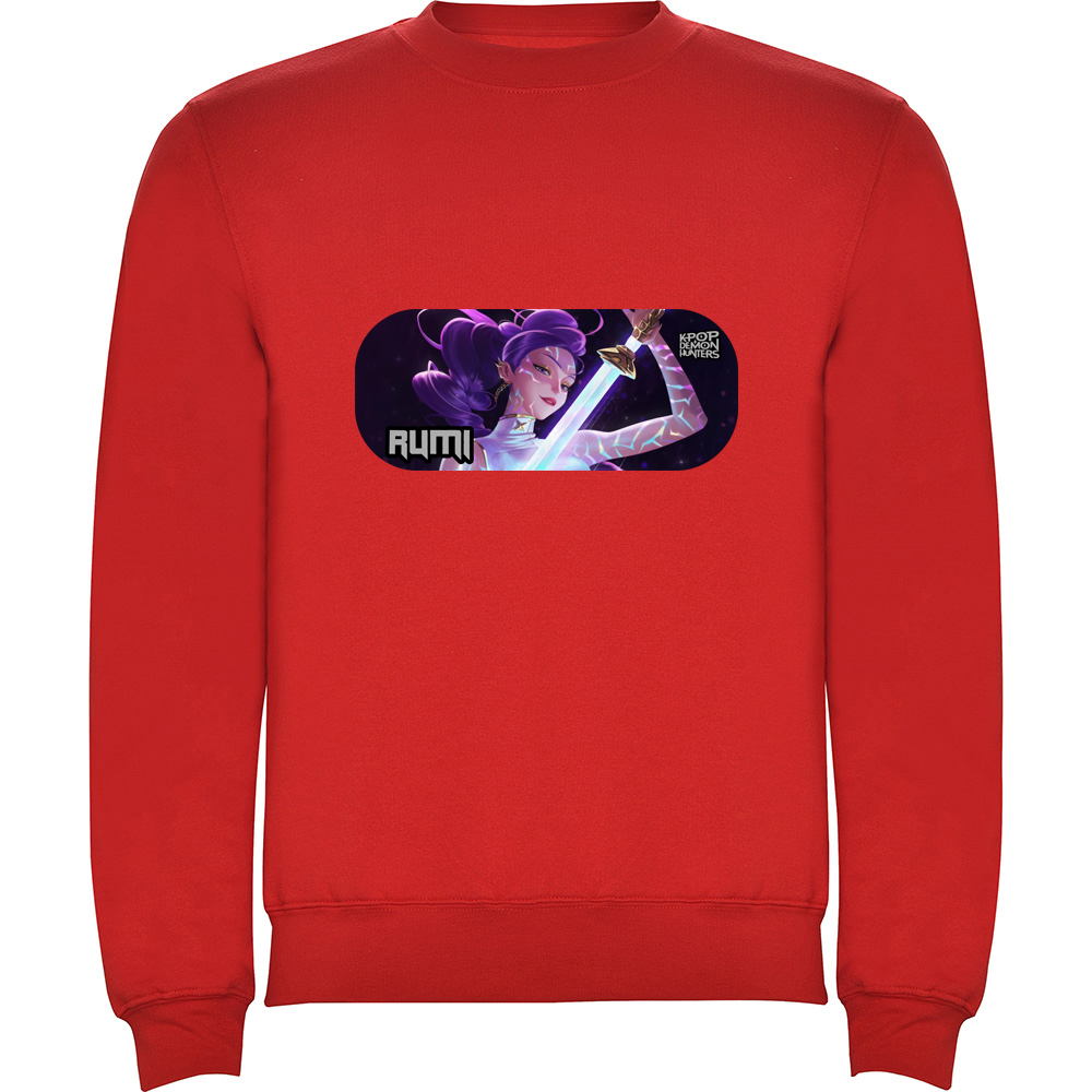 K-POPDEMONHUNTERSMODEL8.PLV_.RED_.jpg Pulover K-POP Demon Hunters (Model 8), Roșu - imagine 1