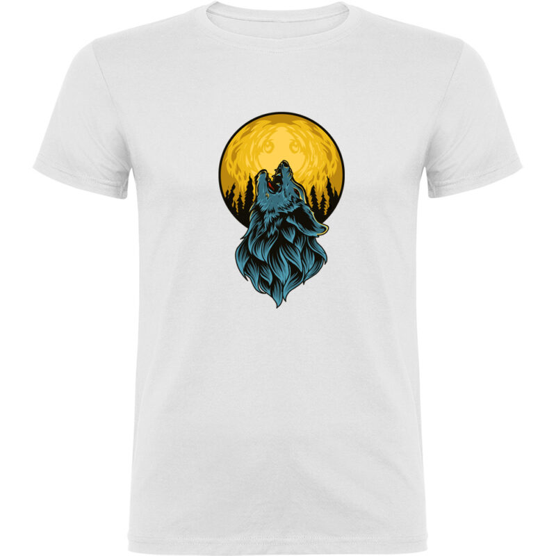 Tricou LUP ȘI LUNĂ, Alb