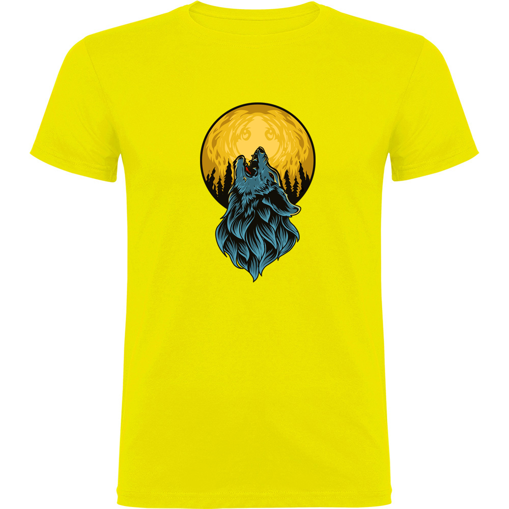 LUPSILUNA.TR_.YEL_.jpg Tricou LUP ȘI LUNĂ, Galben - imagine 1