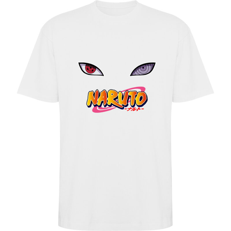 Tricou oversize NARUTO UZUMAKY (Model 1), Alb