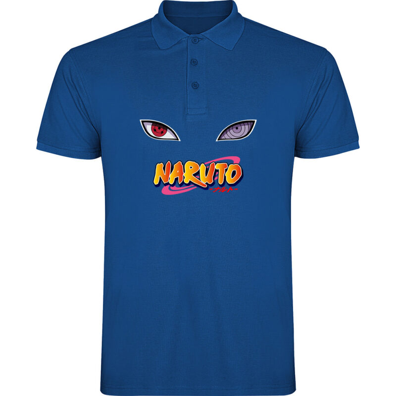 Tricou polo NARUTO UZUMAKY (Model 1), Albastru