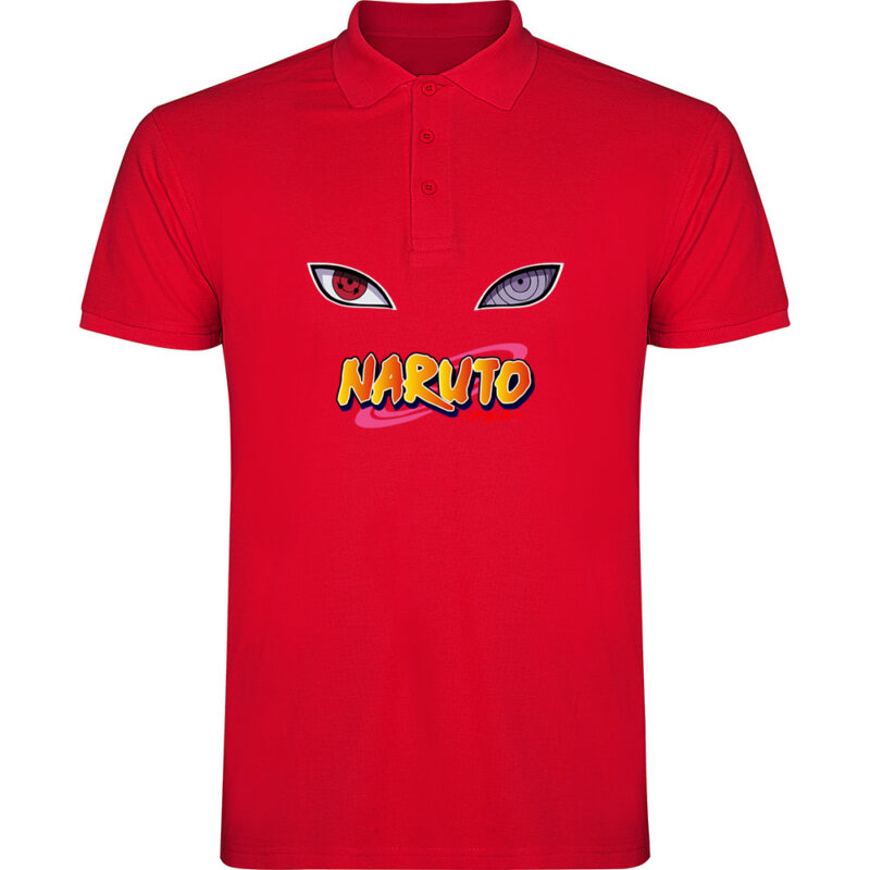 Tricou polo NARUTO UZUMAKY (Model 1), Roșu