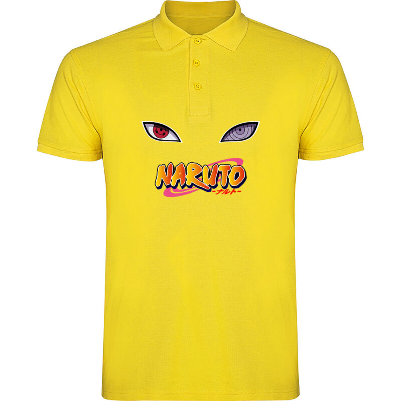Tricou polo NARUTO UZUMAKY (Model 1), Galben