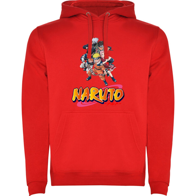 Hanorac copii NARUTO UZUMAKY (Model 2), Roșu