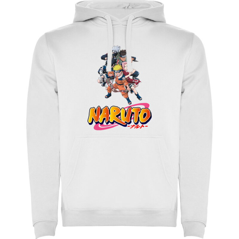 Hanorac copii NARUTO UZUMAKY (Model 2), Alb