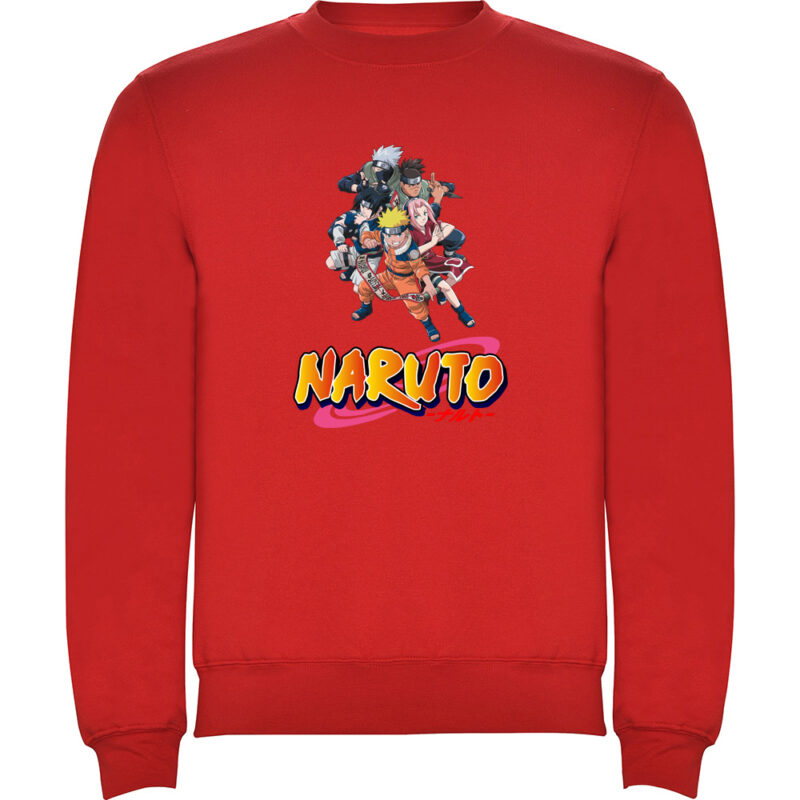 Pulover copii NARUTO UZUMAKY (Model 2), Roșu