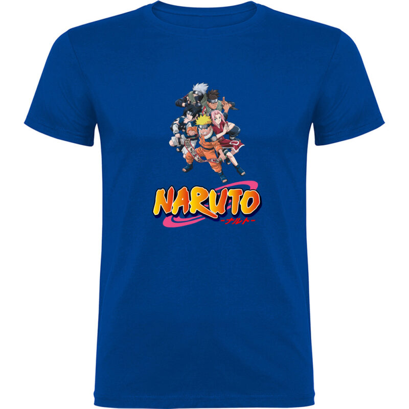 Tricou NARUTO UZUMAKY (Model 2), Albastru
