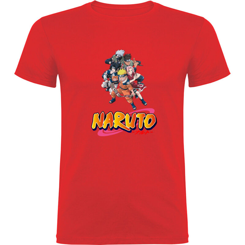Tricou NARUTO UZUMAKY (Model 2), Roșu