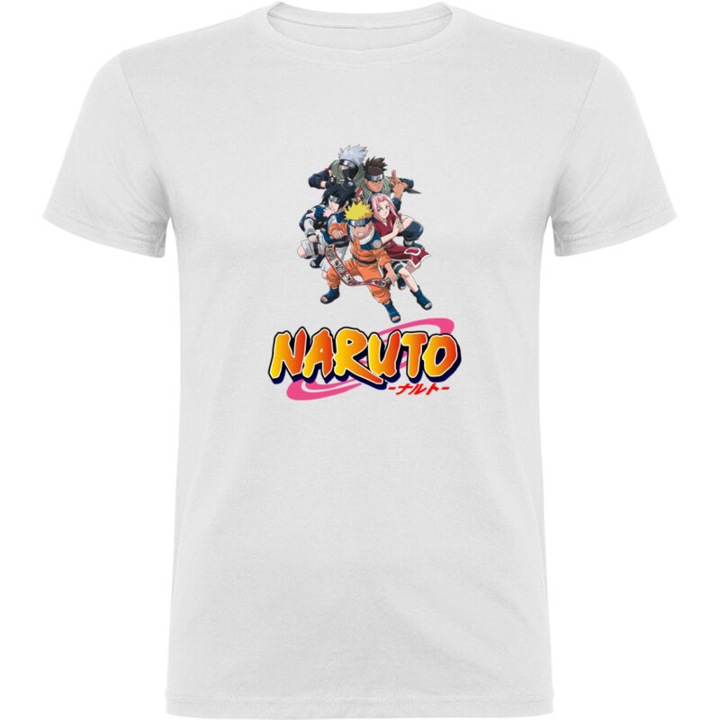 Tricou NARUTO UZUMAKY (Model 2), Alb
