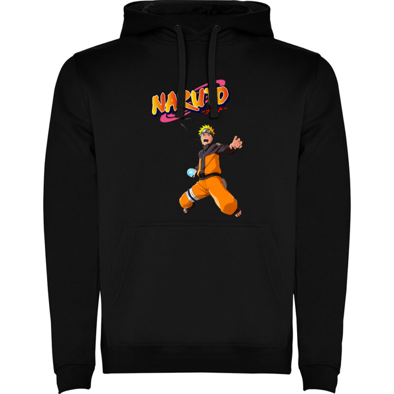 Hanorac copii NARUTO UZUMAKY (Model 3), Negru