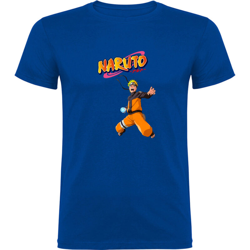 Tricou NARUTO UZUMAKY (Model 3), Albastru