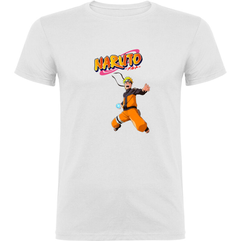 Tricou NARUTO UZUMAKY (Model 3), Alb