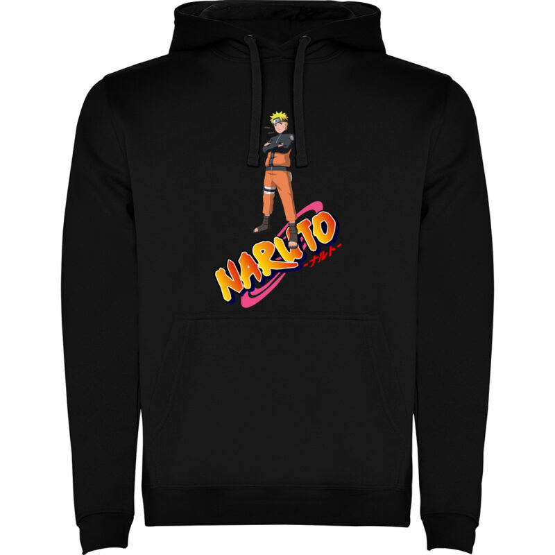 Hanorac copii NARUTO UZUMAKY (Model 4), Negru