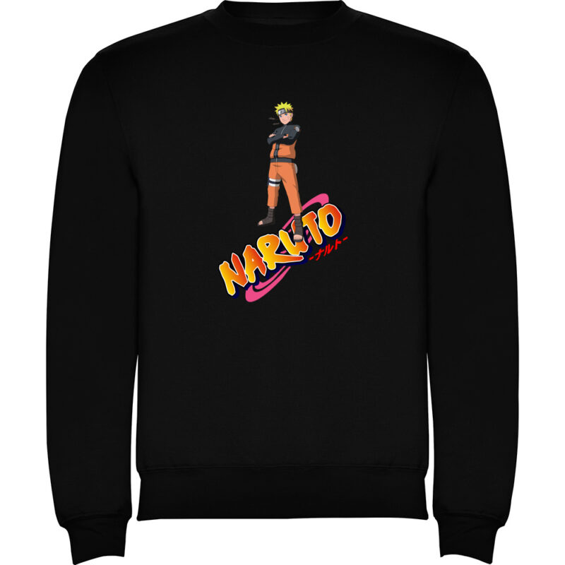 Pulover copii NARUTO UZUMAKY (Model 4), Negru