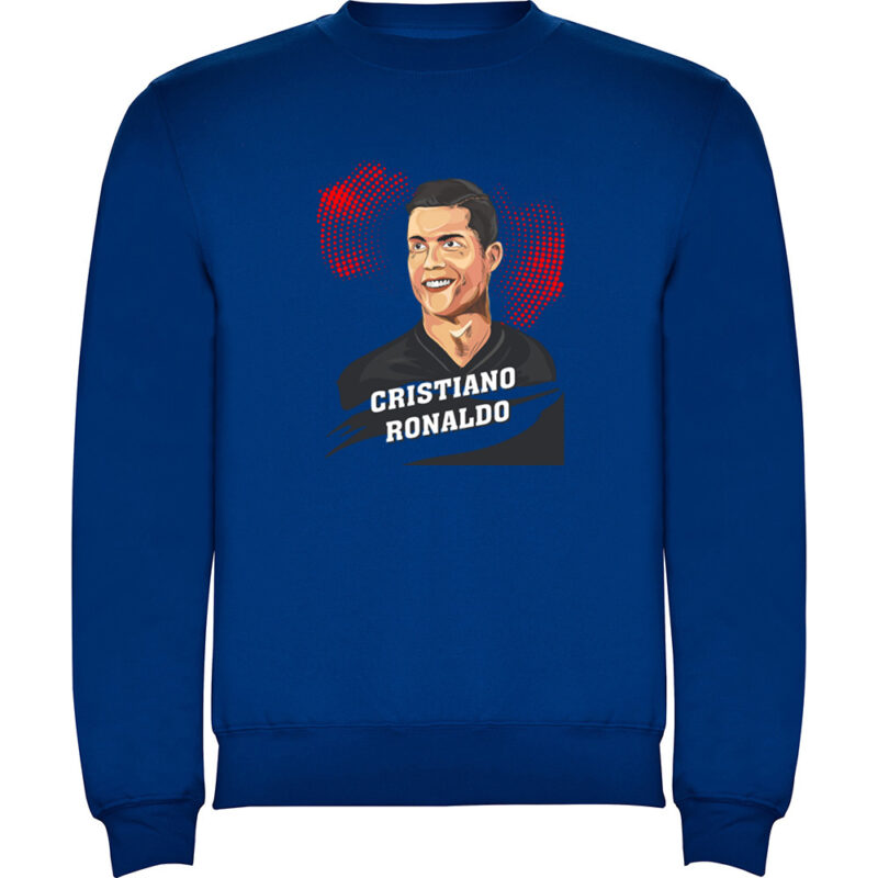 Pulover copii Portret CR7, Albastru