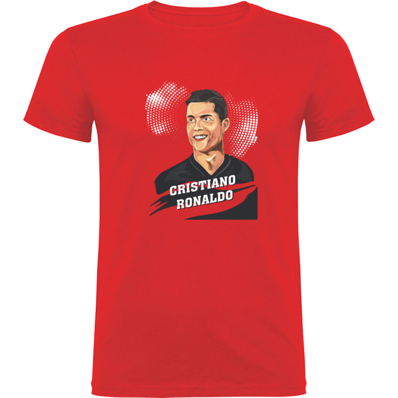 Tricou Portret CR7, Roșu