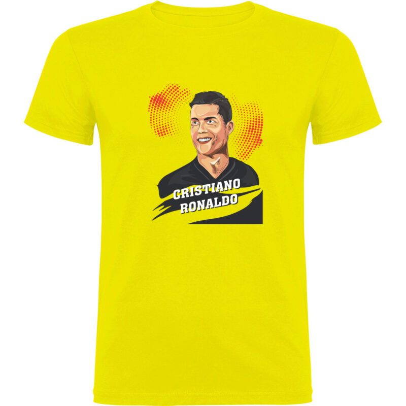 Tricou Portret CR7, Galben