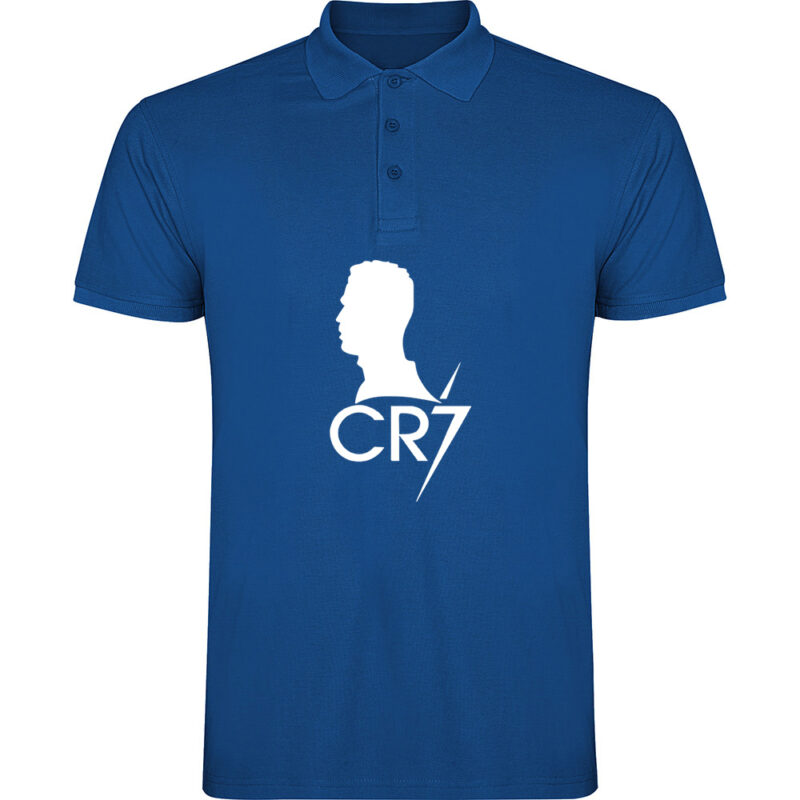 Tricou polo Silueta CR7, Albastru