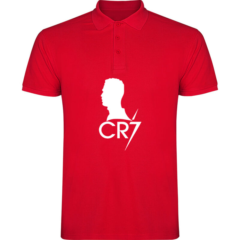 Tricou polo Silueta CR7, Roșu