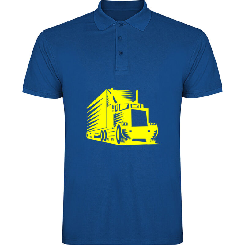 Tricou polo Șofer de camion, Albastru
