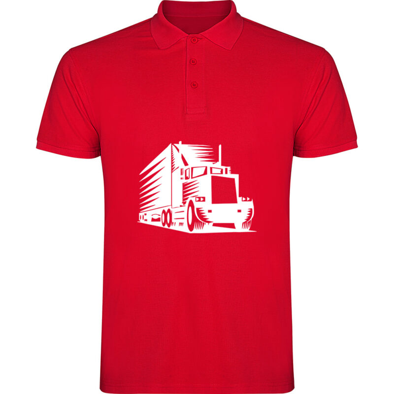Tricou polo Șofer de camion, Roșu