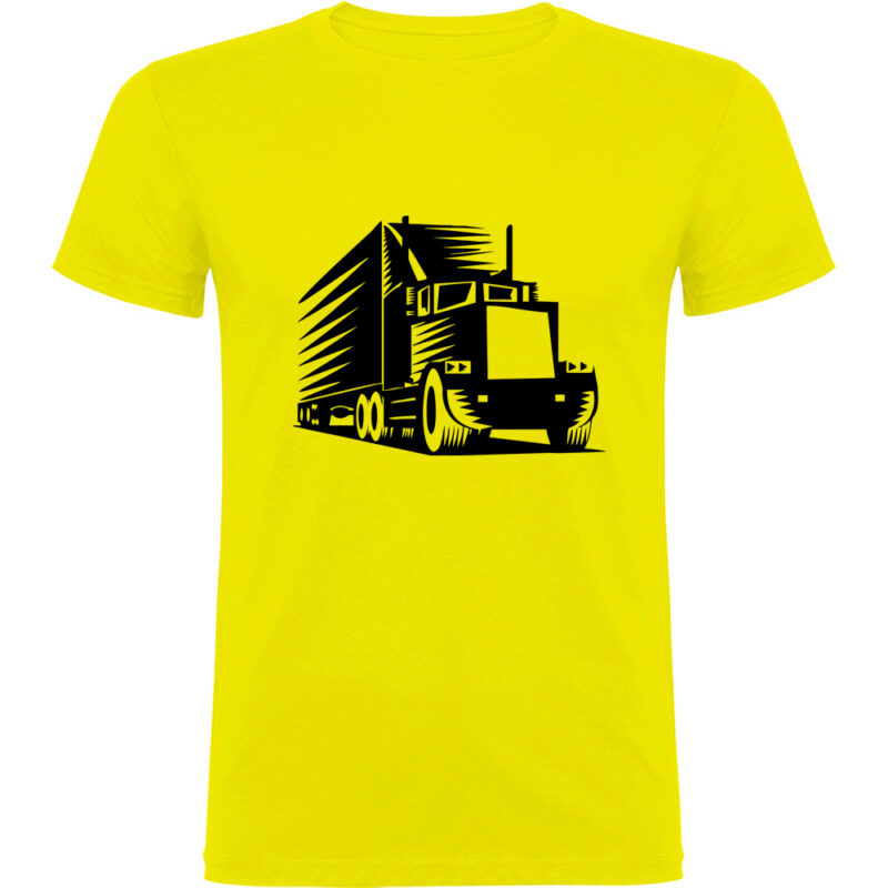 Tricou Șofer de camion, Galben