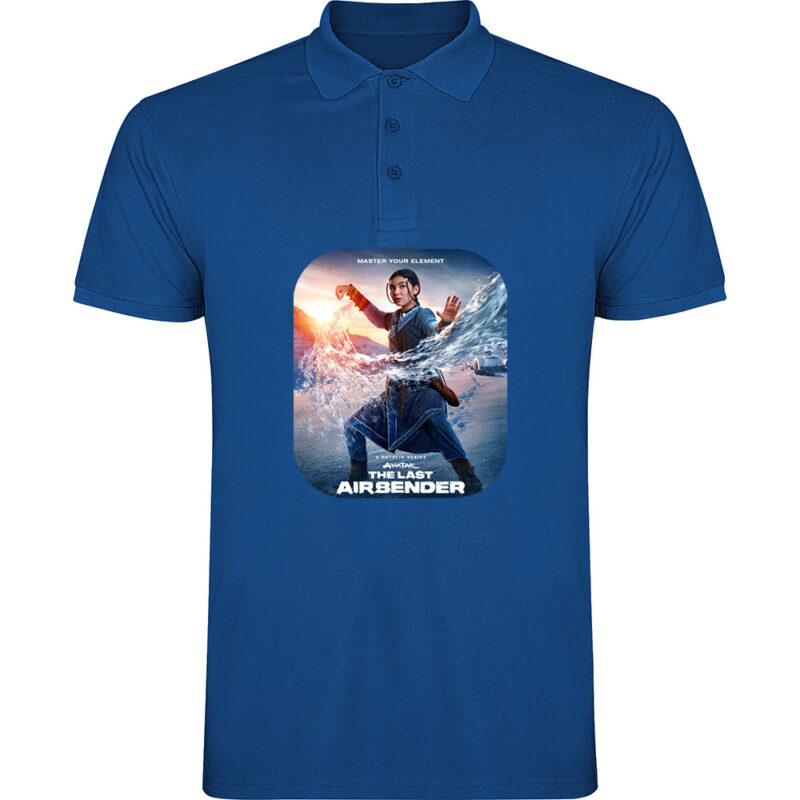 Tricou polo THE LAST AIRBENDER - AVATAR (Model 1), Albastru
