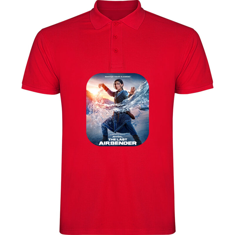 Tricou polo THE LAST AIRBENDER - AVATAR (Model 1), Roșu