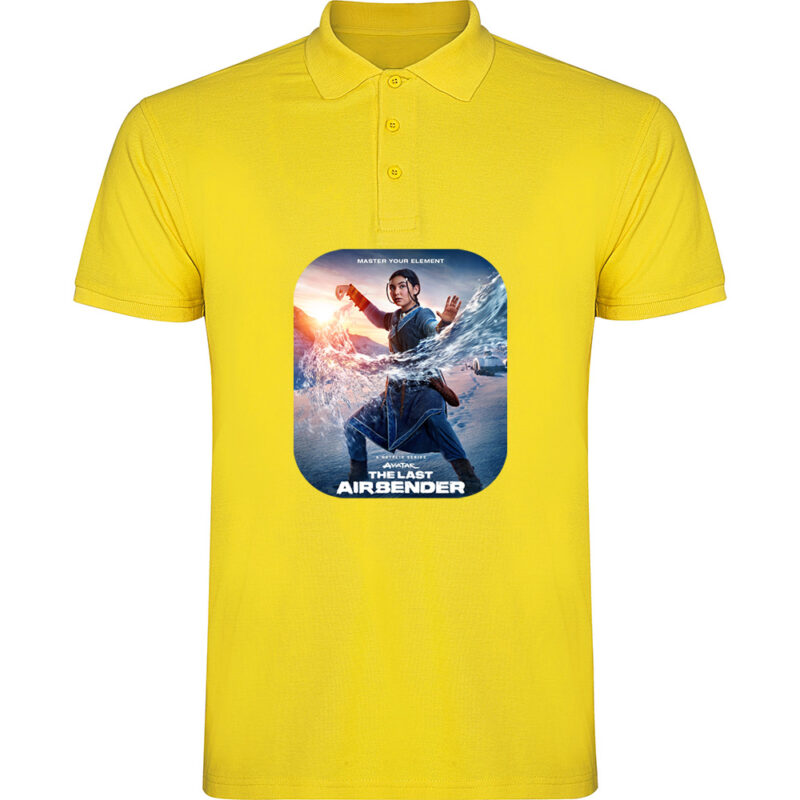 Tricou polo THE LAST AIRBENDER - AVATAR (Model 1), Galben