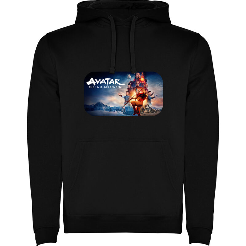 Hanorac copii THE LAST AIRBENDER - AVATAR (Model 2), Negru