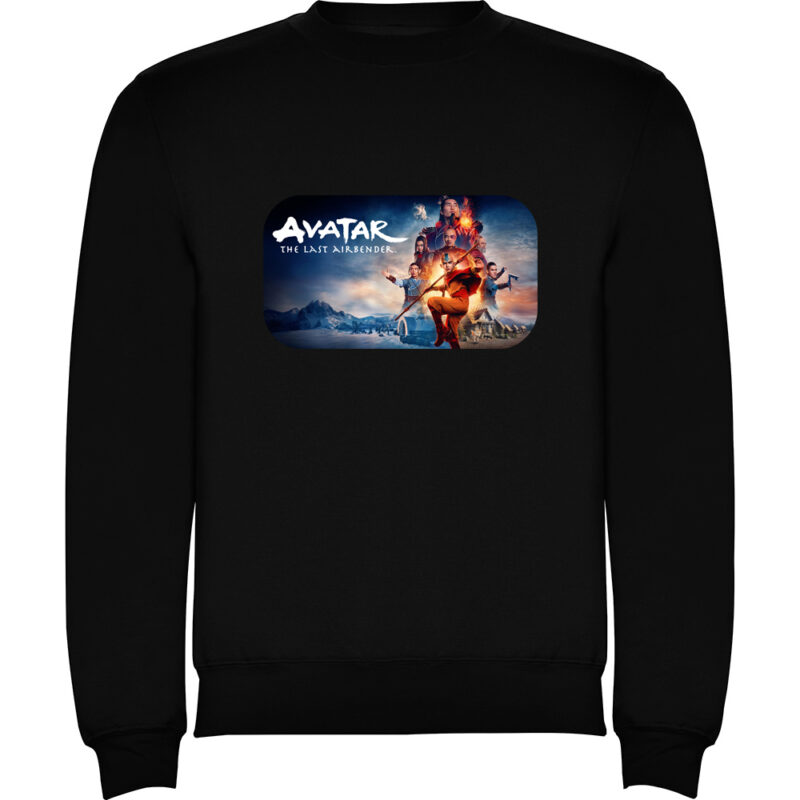Pulover copii THE LAST AIRBENDER - AVATAR (Model 2), Negru