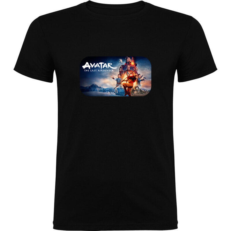 Tricou THE LAST AIRBENDER - AVATAR (Model 2), Negru