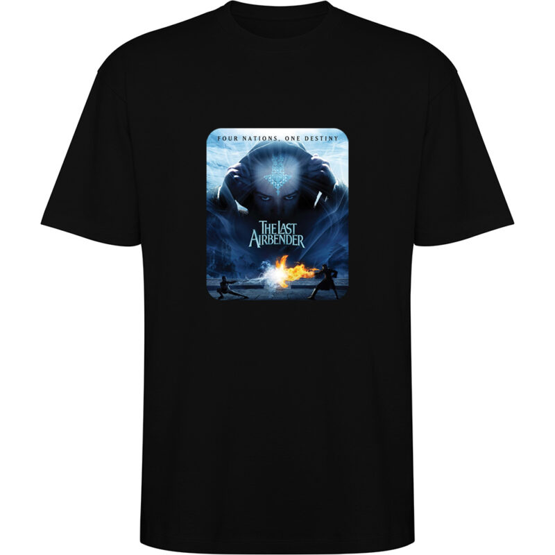 Tricou oversize THE LAST AIRBENDER - AVATAR (Model 3), Negru