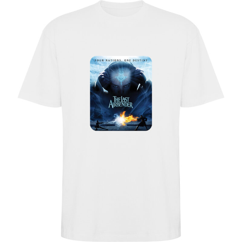 Tricou oversize THE LAST AIRBENDER - AVATAR (Model 3), Alb