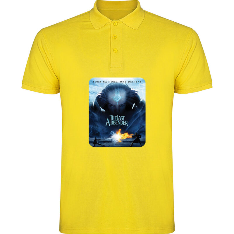 Tricou polo THE LAST AIRBENDER - AVATAR (Model 3), Galben