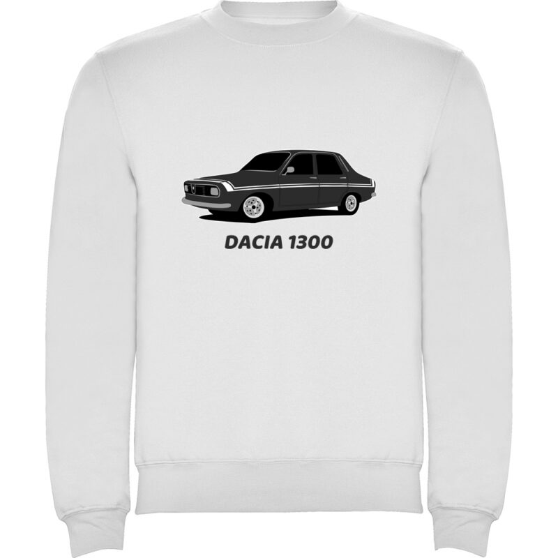Pulover copii DACIA 1300, Alb