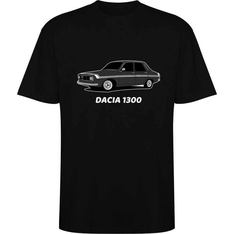 Tricou oversize DACIA 1300, Negru