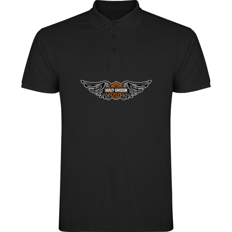 Tricou polo HARLEY DAVIDSON, Negru