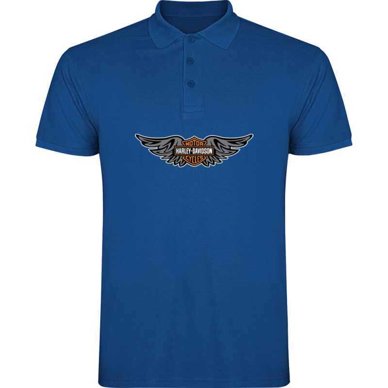 Tricou polo HARLEY DAVIDSON, Albastru
